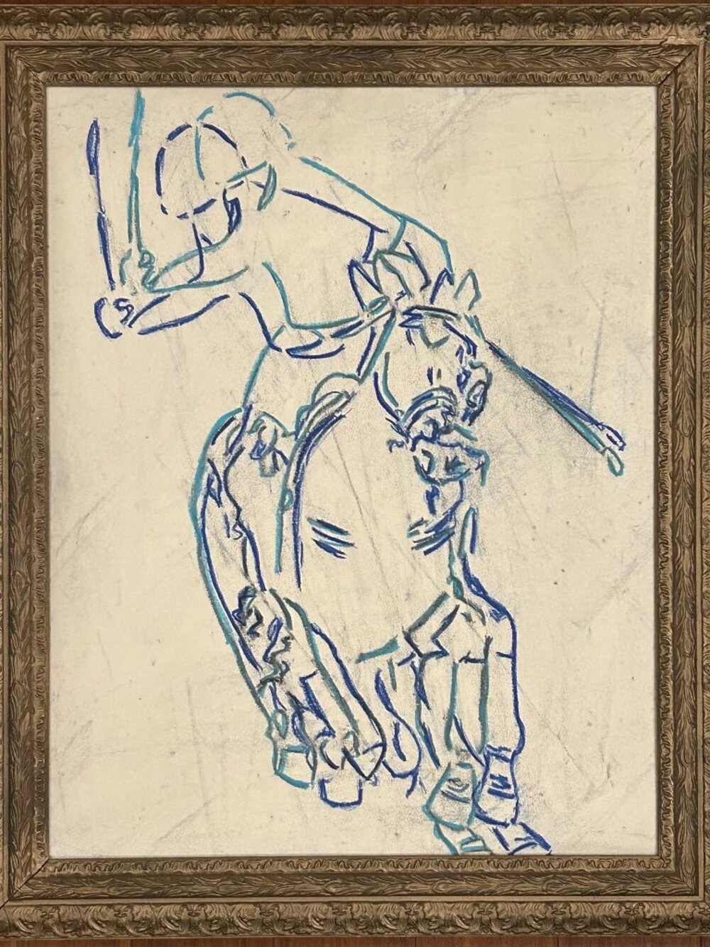 Polo Player in Motion - (after) Andy Warhol 1985